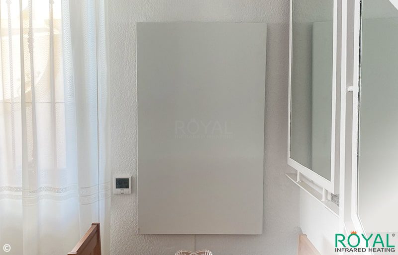 far-infrared-panel-heater-white-frameless-domus-580-watts-royal-infrared-heating-spain-portugal-5-min