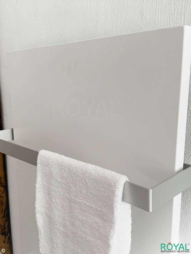 far-infrared-towel-rail-panel-heater-white-frameless-linteum-duo-580-watts-royal-infrared-heating-spain-portugal7-min